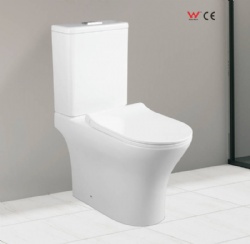 Two piece toilet